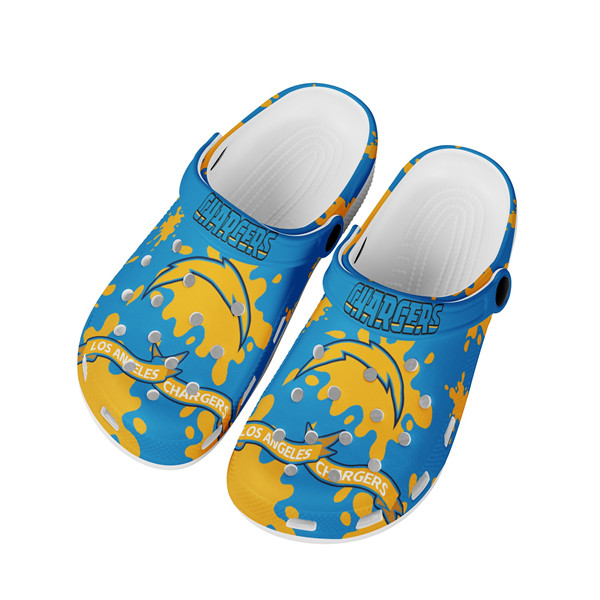 Men's Los Angeles Chargers Bayaband Clog Shoes 002